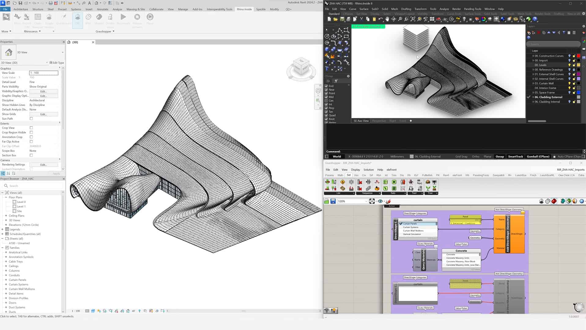 Rhino to Revit Workflow.