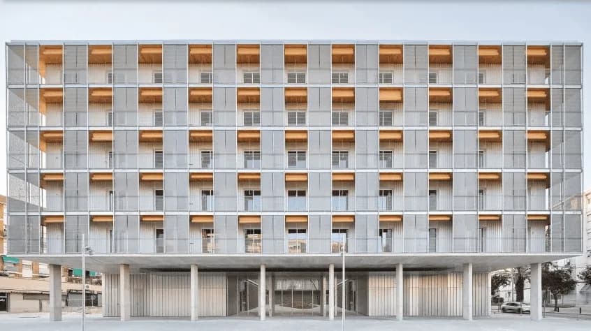 Barca social housing Peris Toral Arquitectes Cornella project