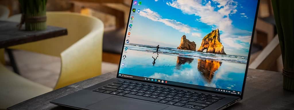 Dell laptop for architecture professionals running Revit and CAD software