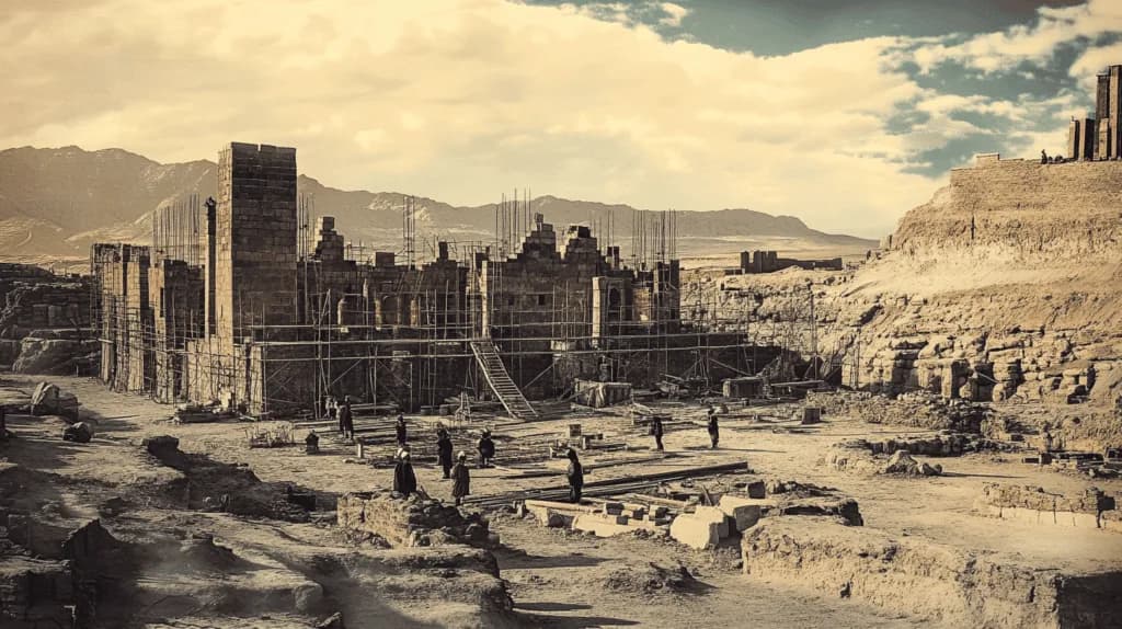 Ancient archaeological ruins showcasing timeless connection between people and built heritage