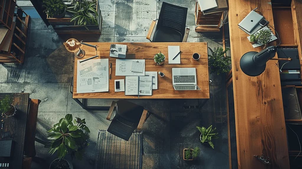 Video interview studio setup for architecture career advice content