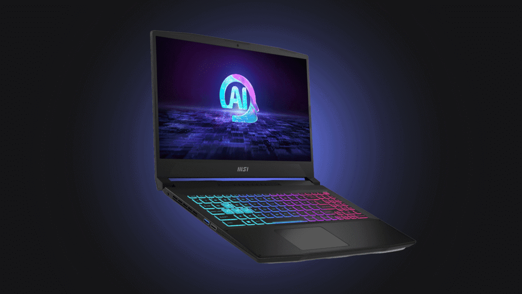 MSI Katana gaming laptop for architectural rendering workloads