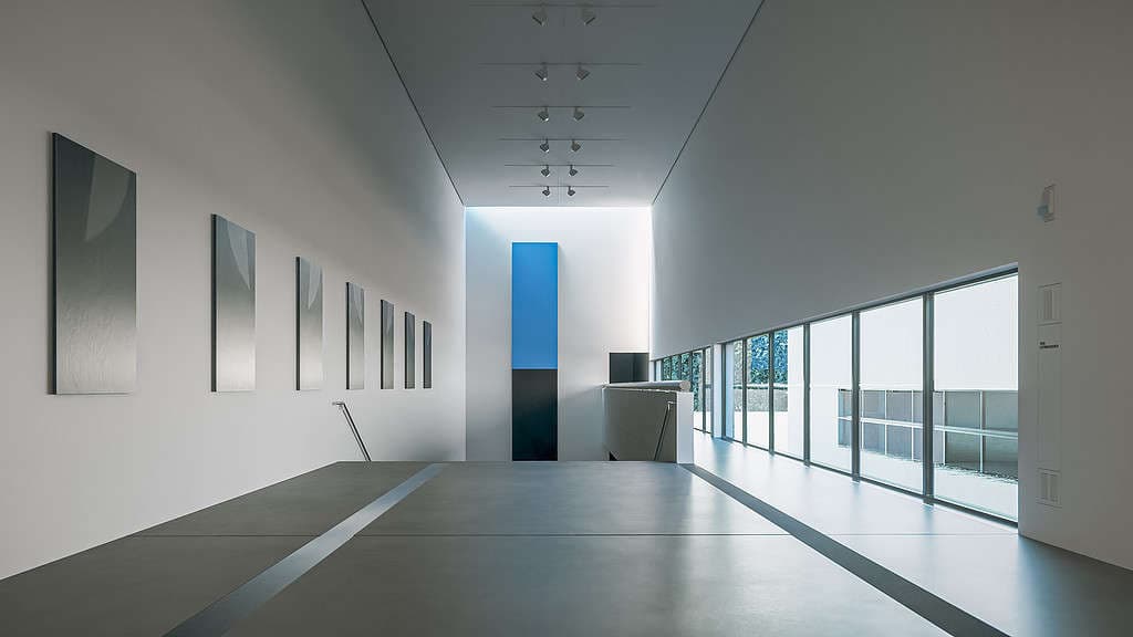 V-Ray rendered hallway interior demonstrating lighting techniques from Lesson 8