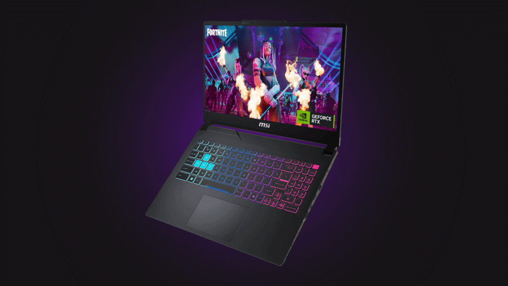 MSI Cyborg gaming laptop suitable for 3D rendering and BIM software