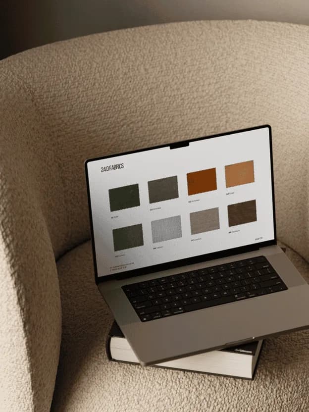 Wood veneer material samples showing various timber finishes