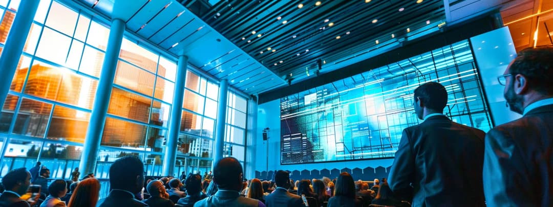 A modern architecture lecture hall