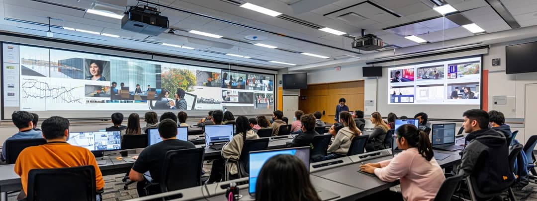 An architecture lecture at university