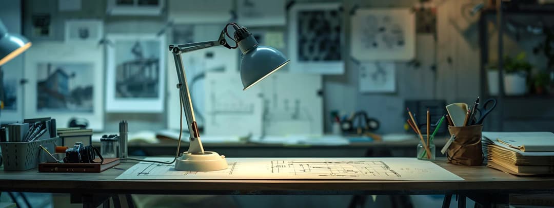 A traditional architecture office space