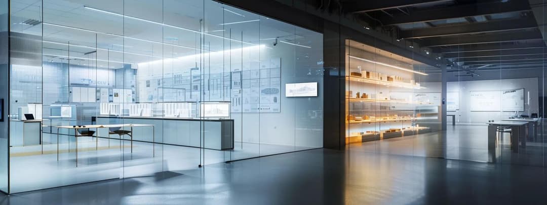 A sleek modern architectural studio