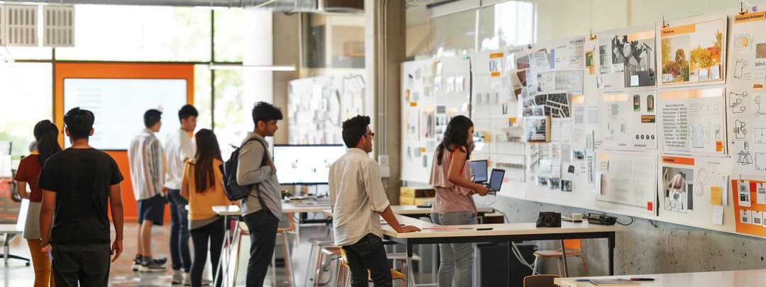 Architecture student presentation