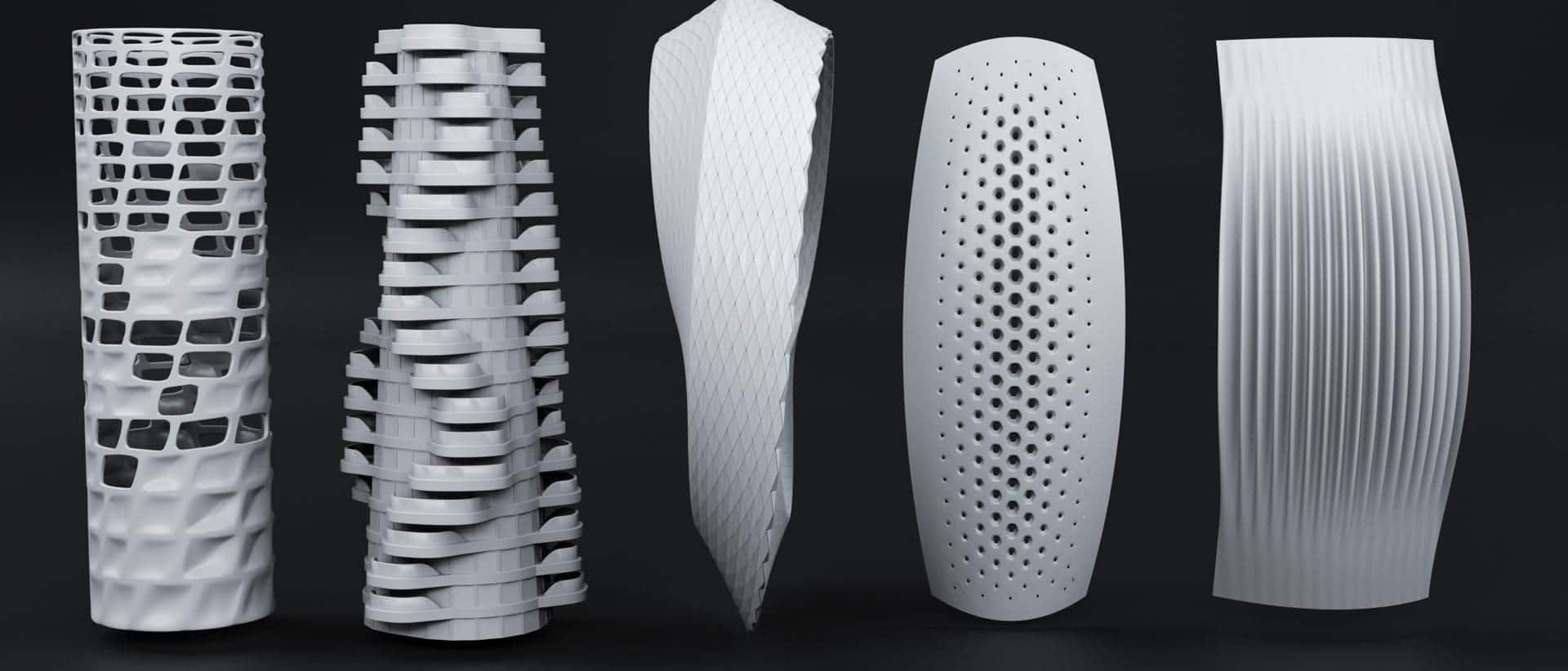 Parametric design with Grasshopper.