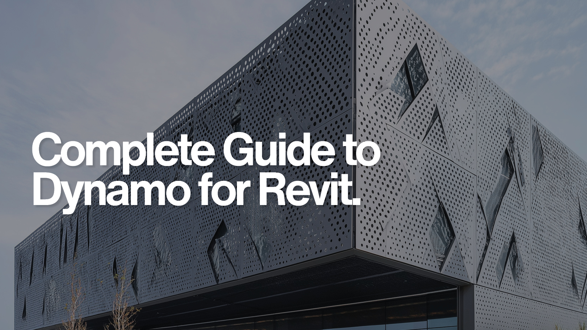 Complete Guide to Dynamo for Revit.