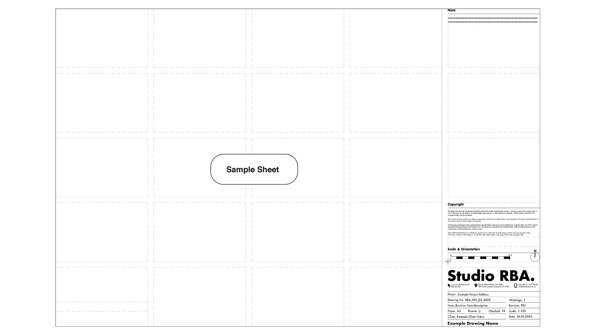 CAD Sheet & Title Block Pack preview 3